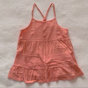 Gap Girls Pretty Peach Spaghetti-Strap Tank Top Size XL (12)